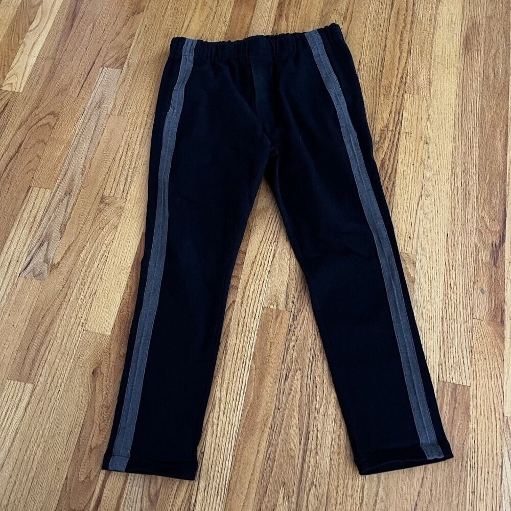 J Brand Pants Junctim Joggers Mens M 32 x 26 Black w/ Gray Stripe